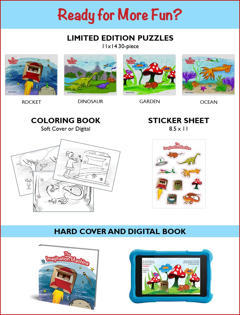FREEBIE: The Imagination Machine Activity Book (Digital)